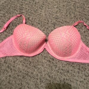 Victoria's Secret Vibrant Pink Lace Bra